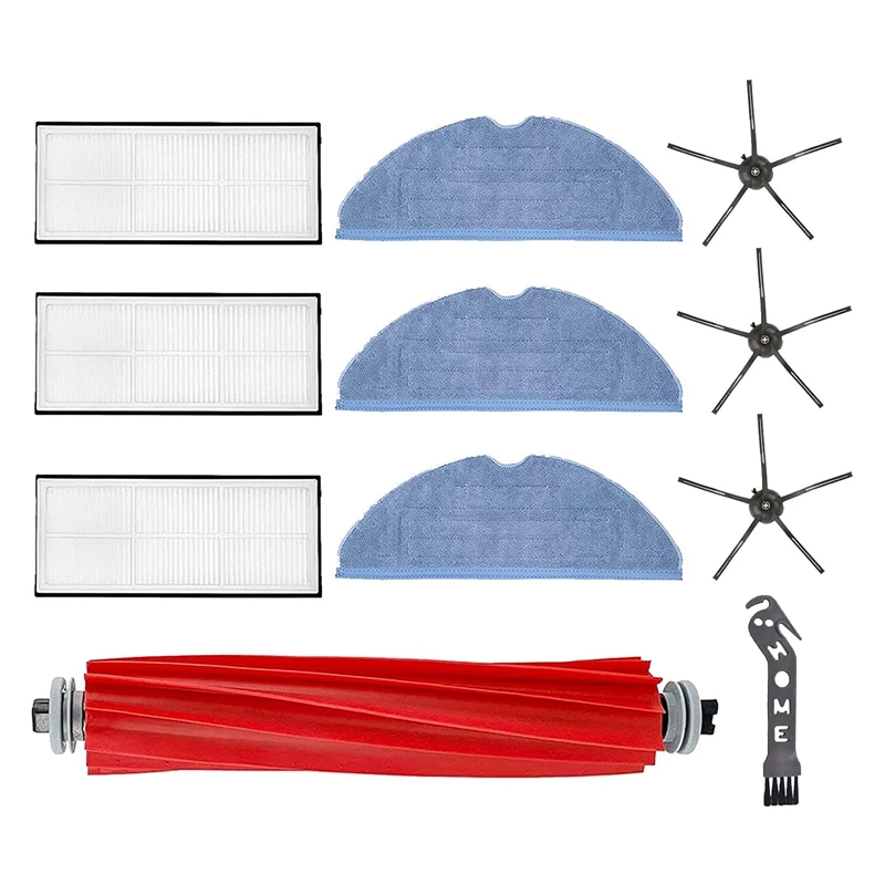 

Replacement Parts Kit For Roborock S7 S7+ T7S T7S Plus Robot Vacuum Cleaner Main Brush HEPA Filters Mop Pads Side Brush