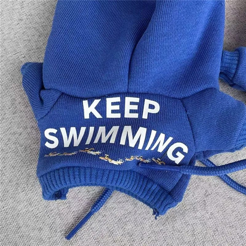 Новый корейский K-pop светоотражающий держатель для ключей Blue Keep Swimming (не брелок), подарки для фанатов, коллекция (art.: 3920dbf5de6cb) - 3920dbf5de6cb