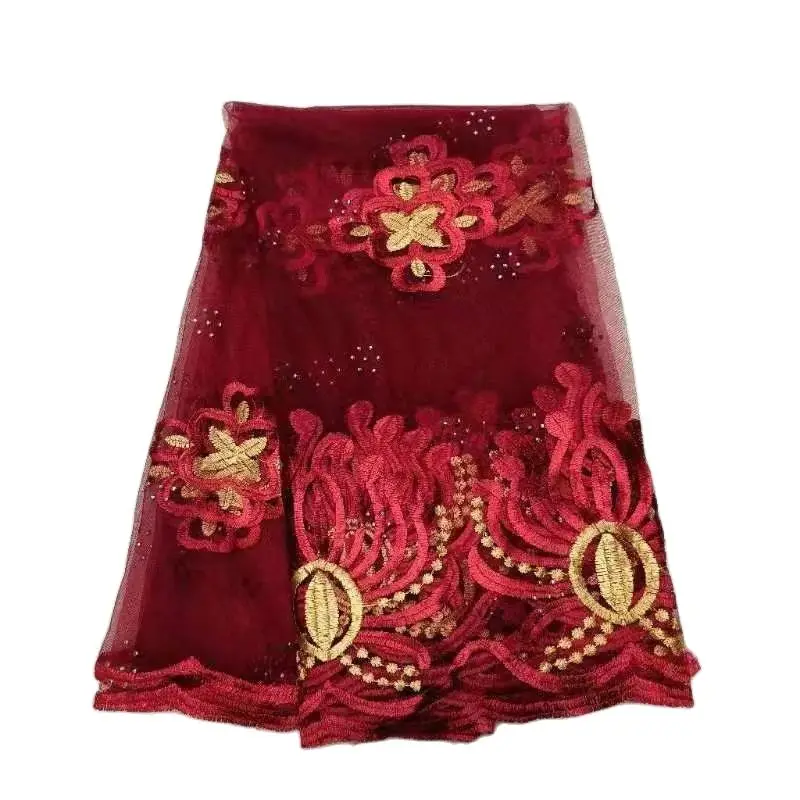 new ON sale Hijab For Muslim Women African Net Scarf Turban Headscarf Long Dubai Embroidery Traditional Shawl Islamic Ramadan