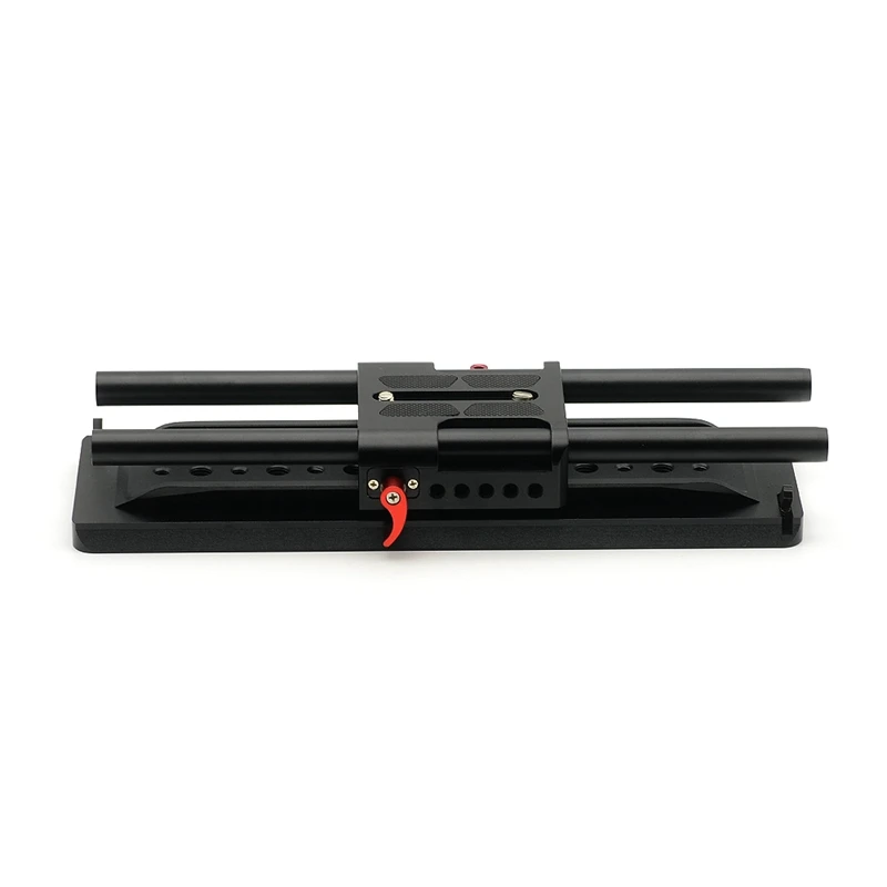 

15mm CNC Camera Base Plate & ARRI Dovetail Tripod Plate for DSLR Video Camcorder for Sony Nikon Canon BMCC R29