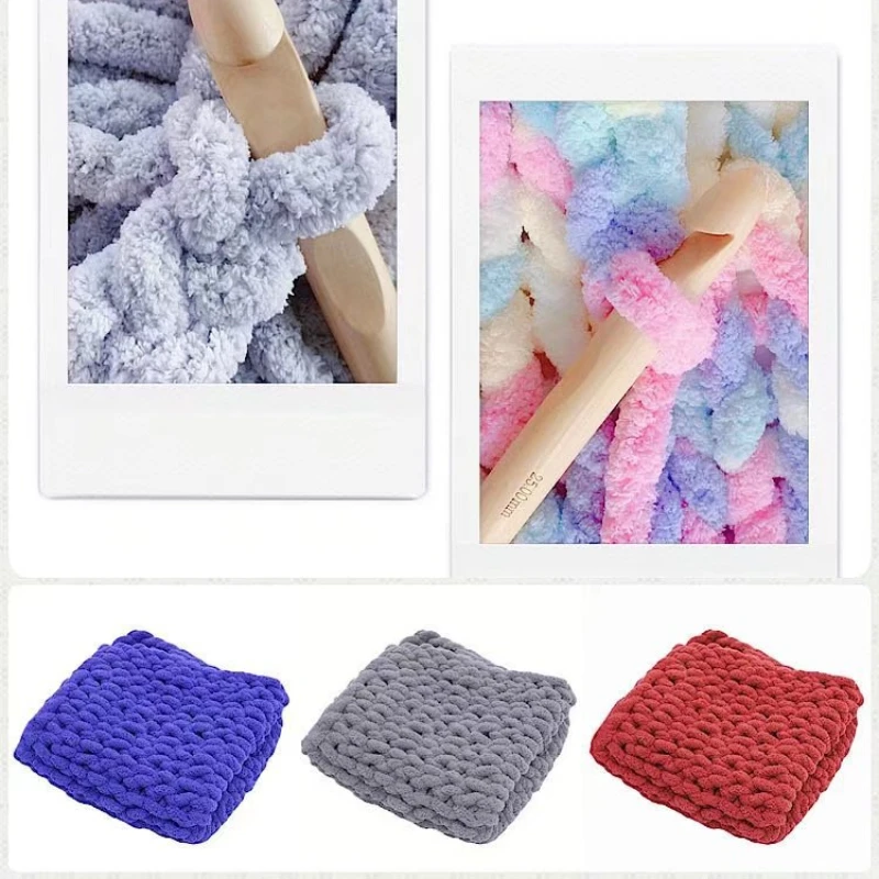 250 г 2 см сверхтолстая льдовая полоса нить ручное плетение одеяло подушка сделай