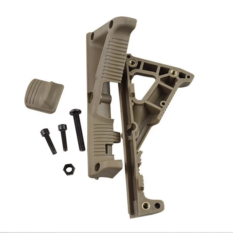 

Hot Hand Outdoor Second Generation AFG Angled Fore Accessories With Guide Rail 20mm Toy Gun Hunting Accessories