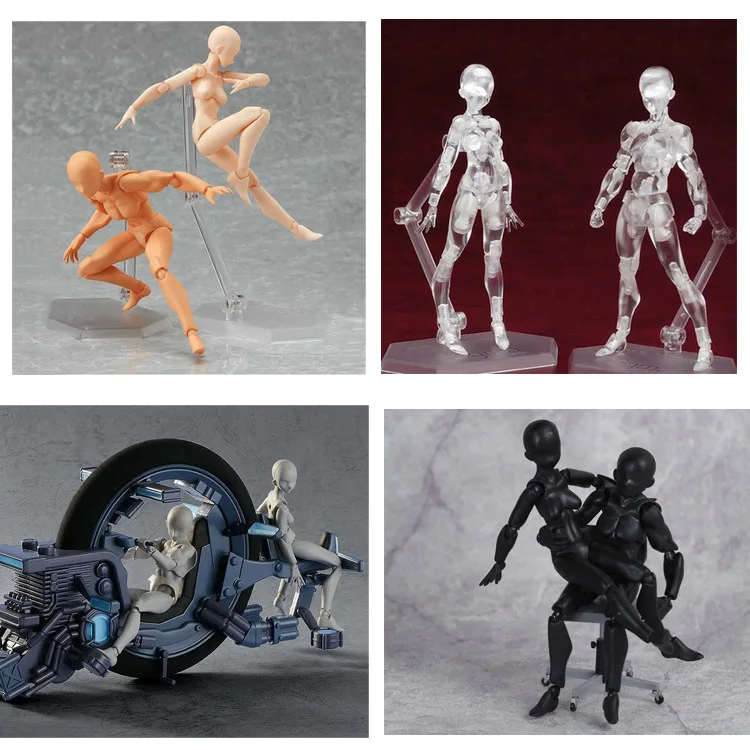 

Shfiguarts Body Kun Dx Set Movable Figure Body Kun / Body Chan Grey / Orange Color Ver Pvc Action Figure Collectible Model Toy