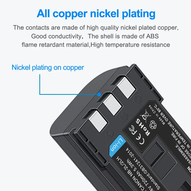 HQIX для Canon DC330 PC1018 LEGRIA HF R16 R18 R106 ELURA MV900 50 60 65 70 80 85 90 MV800 Камера NB-2L 2LH двойной заряд