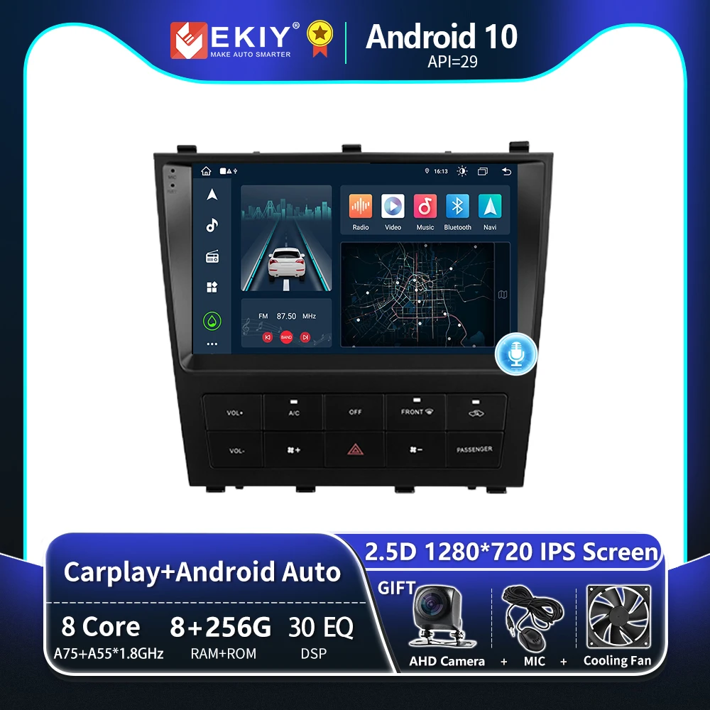 

EKIY T8 8G 256G For Lexus IS200 XE10 1999 - 2005 For Toyota Altezza XE10 1998 - 2005 Car Radio Multimedia System Navi GPS 2 DIN