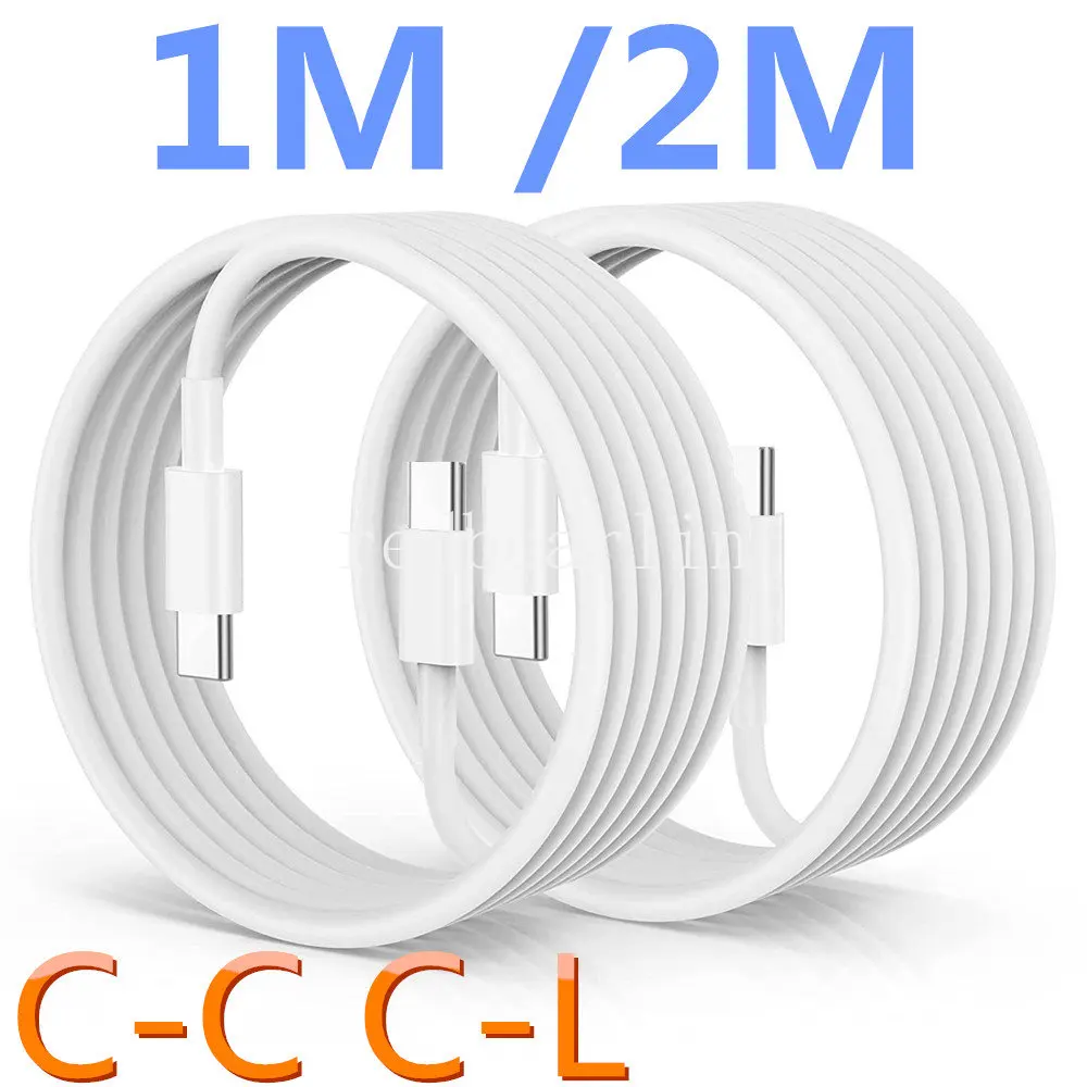 

5/20pcs 1m 2M Type c to Type c USb-C 8Pin Cable Charging Cables For Samsung Galaxy S10 S20 S21 S22 S23 Huawei Phone 12 13 14