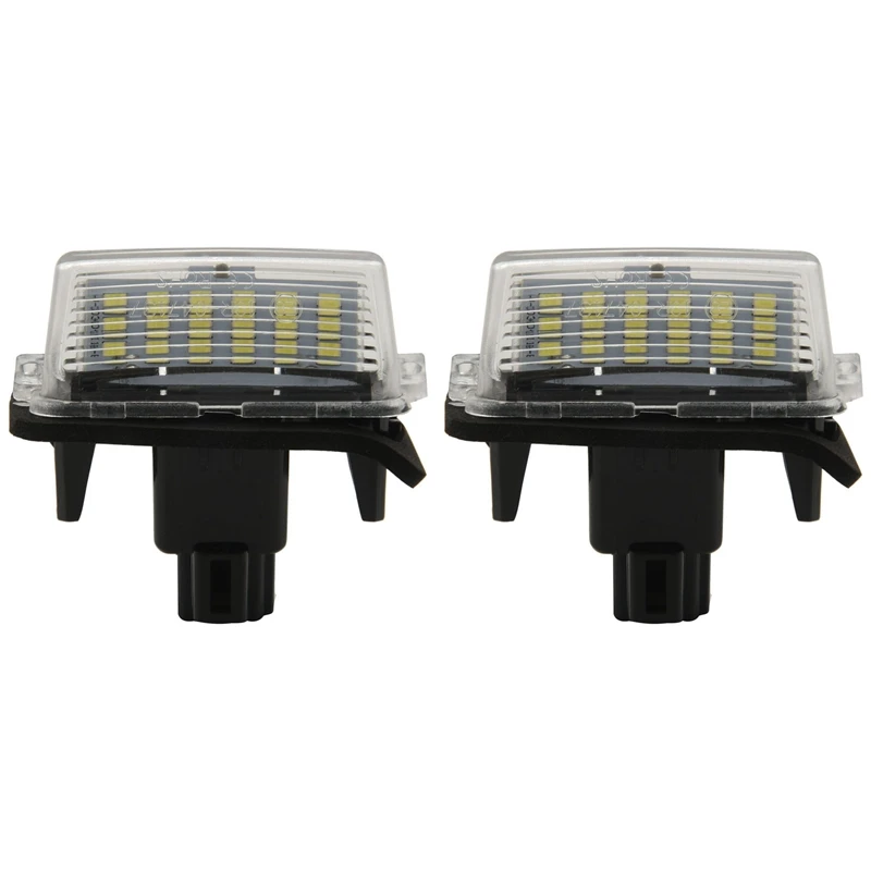 

4Pcs Car LED License Plate Light Parking Light External License Plate Light For Toyota Camry