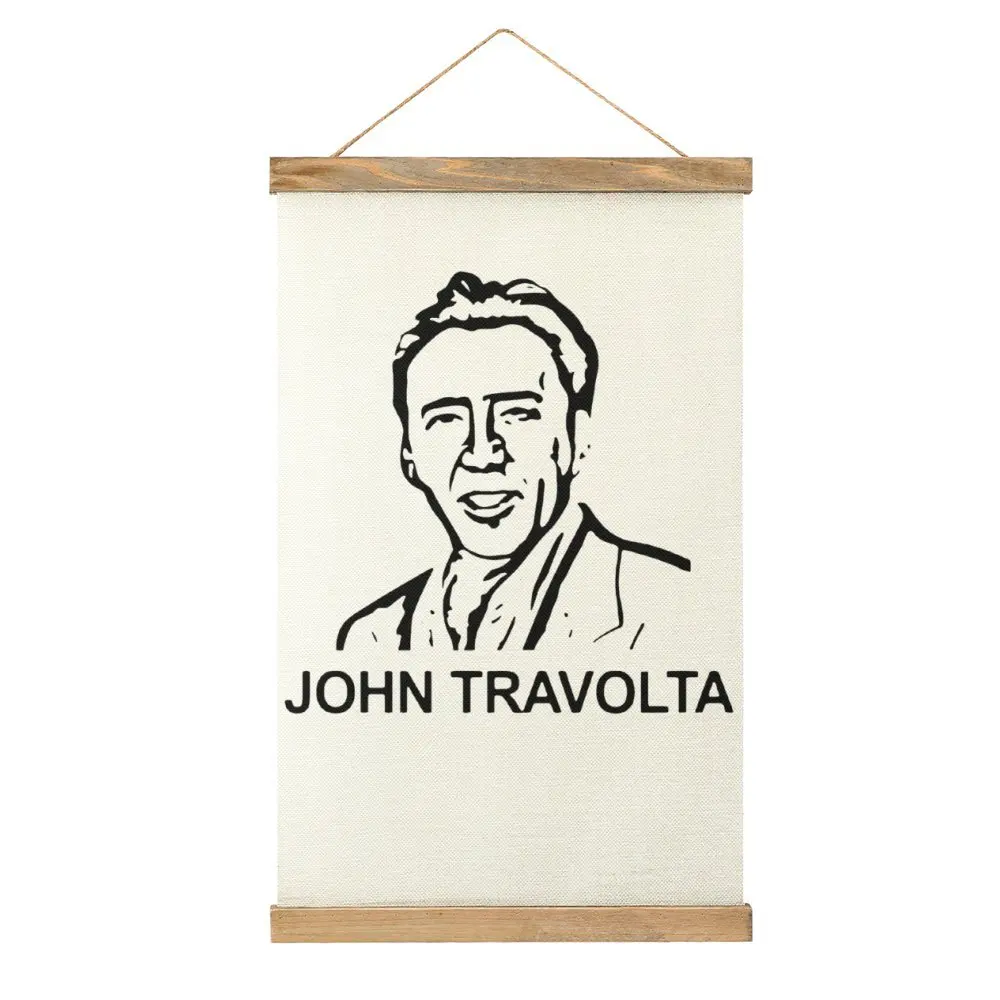 

Nicolas Cage John Travolta Face 11 Draw Kitchen Craft Decoration Canvas Hanging Picture Novelty Geek Style Hang Pictures