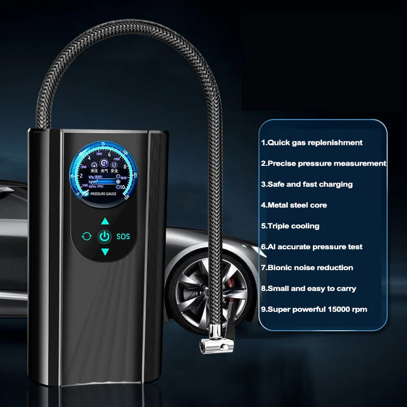 12 В мощные автомобильные надувные насосы мини автомобильный воздушный