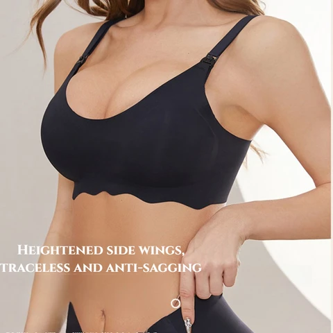 Бюстгальтер для беременных и кормящих женщин, бюстгальтеры для грудного вскармливания с открытыми пуговицами спереди, цельный, удобный для кормления беременных, дропшиппинг