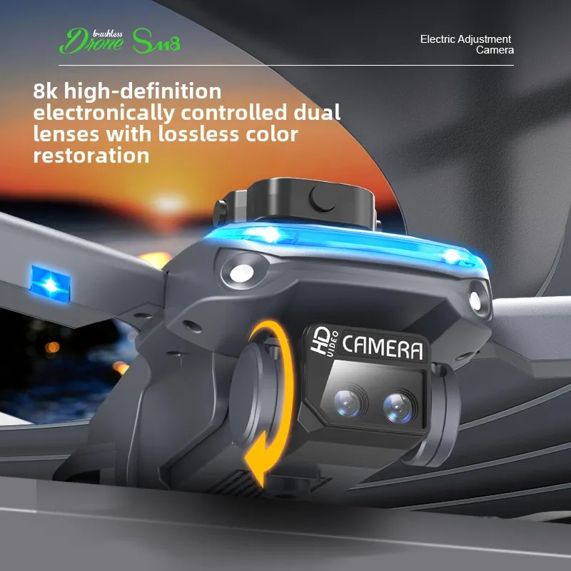 Радиоуправляемый квадрокоптер FPV 3-камеры Дрон Rl Время Воздушное изображение