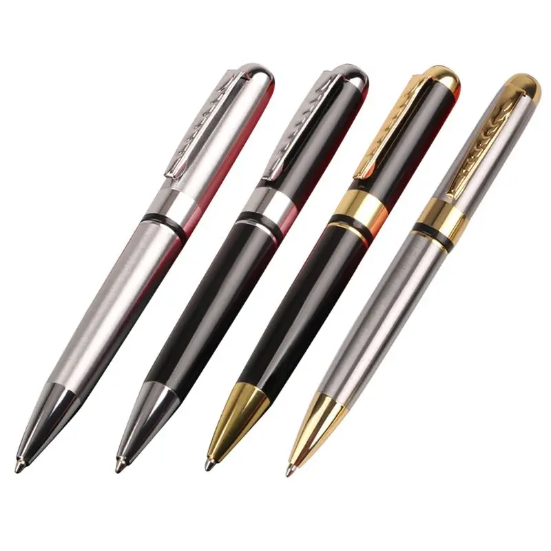 

1.0mm Luxury Metal Rotary Ballpoint Pen Signature Rollerball Business School Office Supplies Writing Tool Y98A