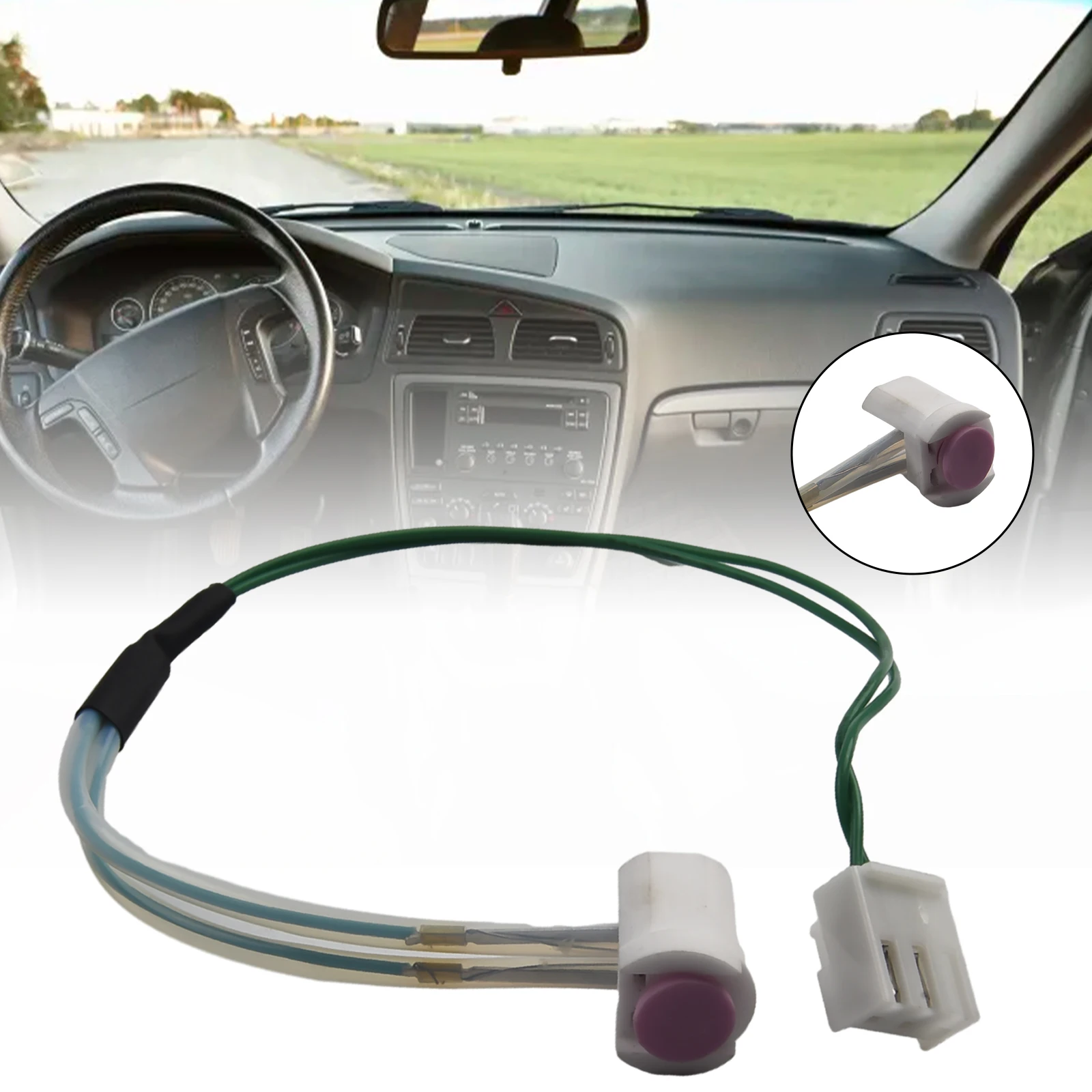 

1pcs Heater Sensor Connector For Diesel Heater Temperature Sensor Probe Square-Connection Car Accessories