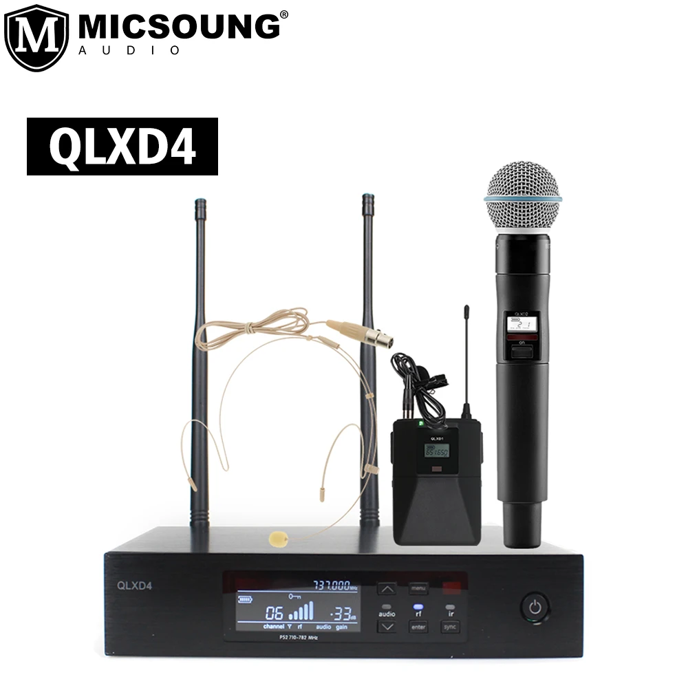 Беспроводная микрофонная система QLXD4 MICSOUNG