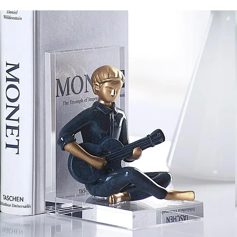 Креативная прозрачная акриловая стойка для чтения из смолы перегородка книг