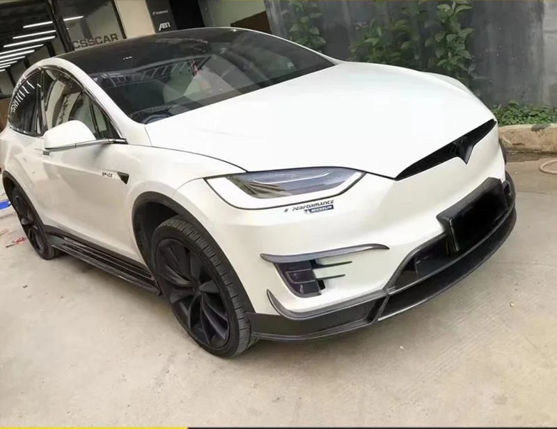 Подходит для модификации Tesla Model X с маленькими колесными арками из углеродного