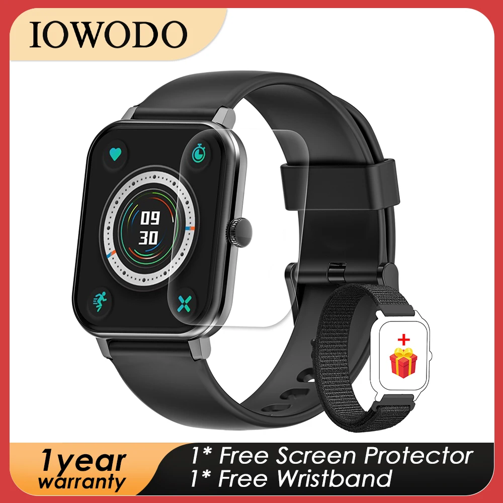 

2022 New Women Smart watch Men 1.69" Color Screen Full touch Fitness Tracker Men Call Smart Clock Ladies For Android IOS+BOX
