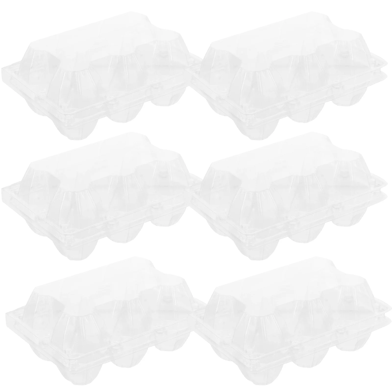 

20 Pcs Disposable Containers Lids Blister Egg Tray Case Storage Holder Flat Shoes