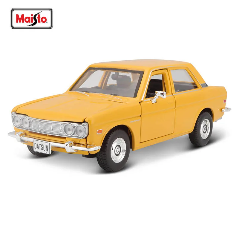 Maisto 1:24 1971 Datsun 510 Новая модель автомобиля из сплава литье под давлением