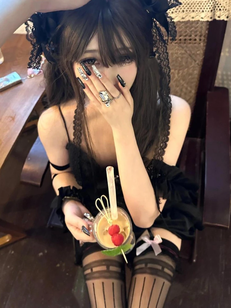 Pure Desire Сексуальный кружевной комплект из 2 предметов Женский летний топ с лямкой