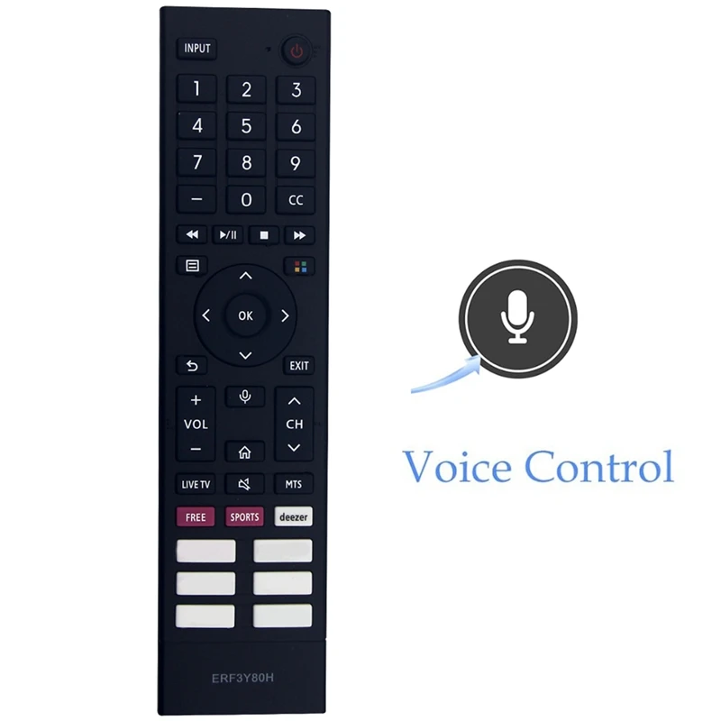 Пульт дистанционного управления для Hisense Smart Android TV 65A53FUV 43A53FUV 50A53FUV 55A53FUV 50A6GV 58A53FUV