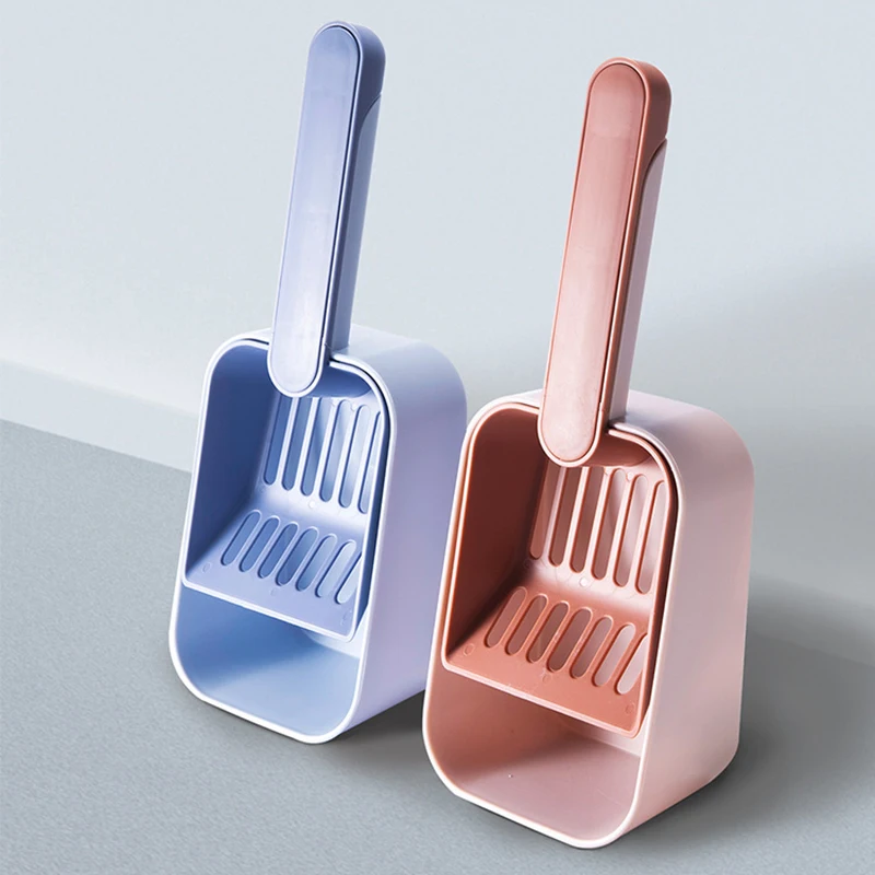

Pet Cat Litter Shovel with Base Box Puppy Dogs Sand Scoop Cleaning Tools Cat Toilet Products Pet Supplies Sand Scoop Cat Scoop