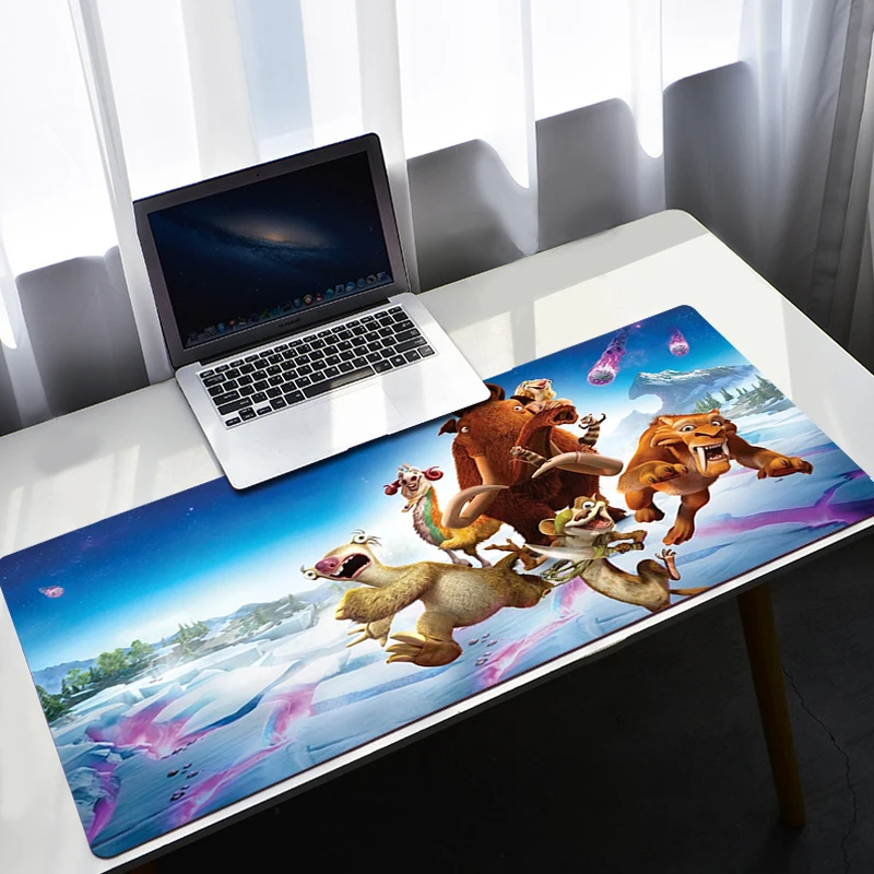 

Ice Age Large Mouse Pad Anime Computer Table Pc Gaming Accessories Gamer Cabinet Desk Mat Mousepad Keyboard Mause Mats