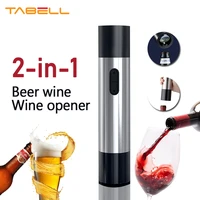 tabell 2 in1 electric wine openers beer automatic beer bottle openers corkscrew wine beer soda cap opener kitchen accessories