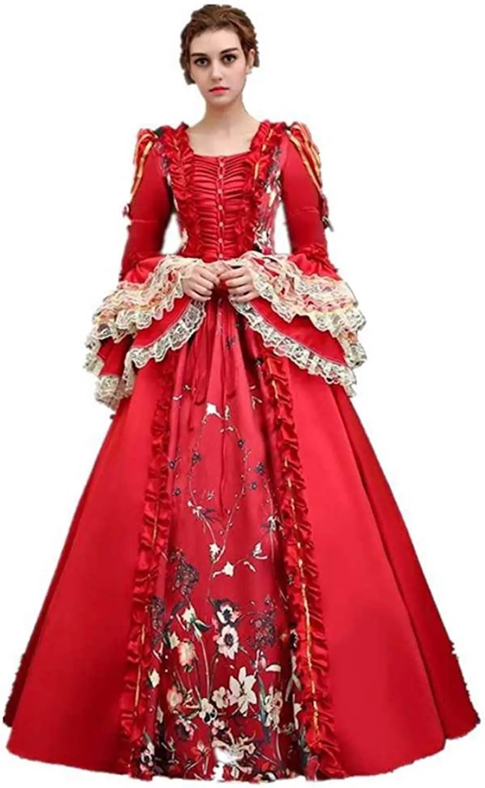 

KEMAO 18th Century Renaissance Historical Period Evening Dresses High-end Court Rococo Baroque Marie Antoinette Ball Gown