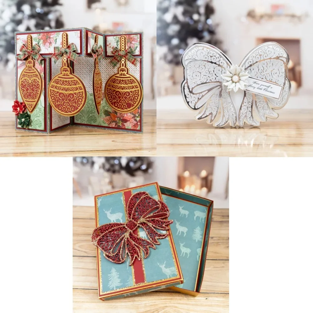 Формы для скрапбукинга рождественский центральный набор штампов Новое