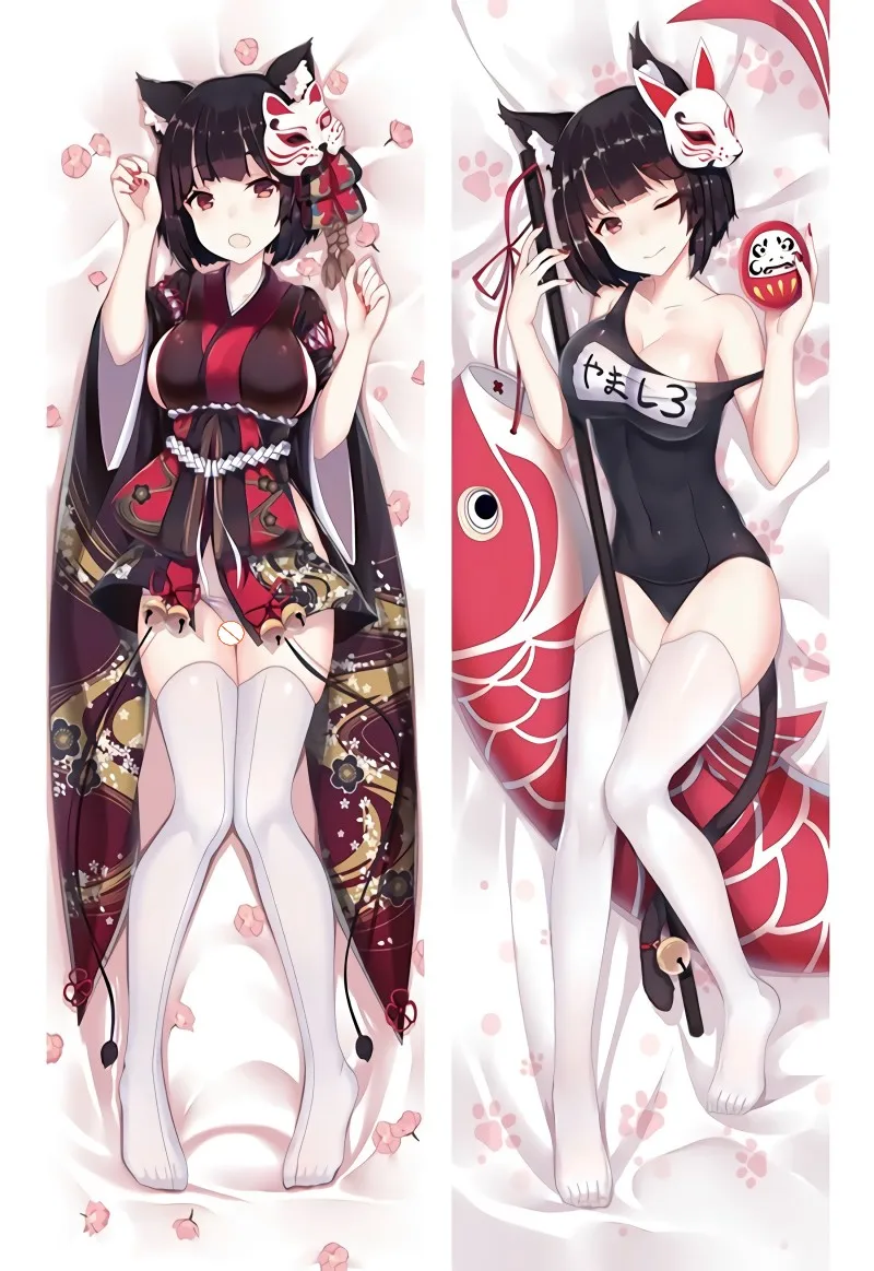

Dakimakura Anime Pillow CaseYamashiro (Azur Lane) Double-sided Print Of Life-size Body Pillowcase Gifts Can be Customized