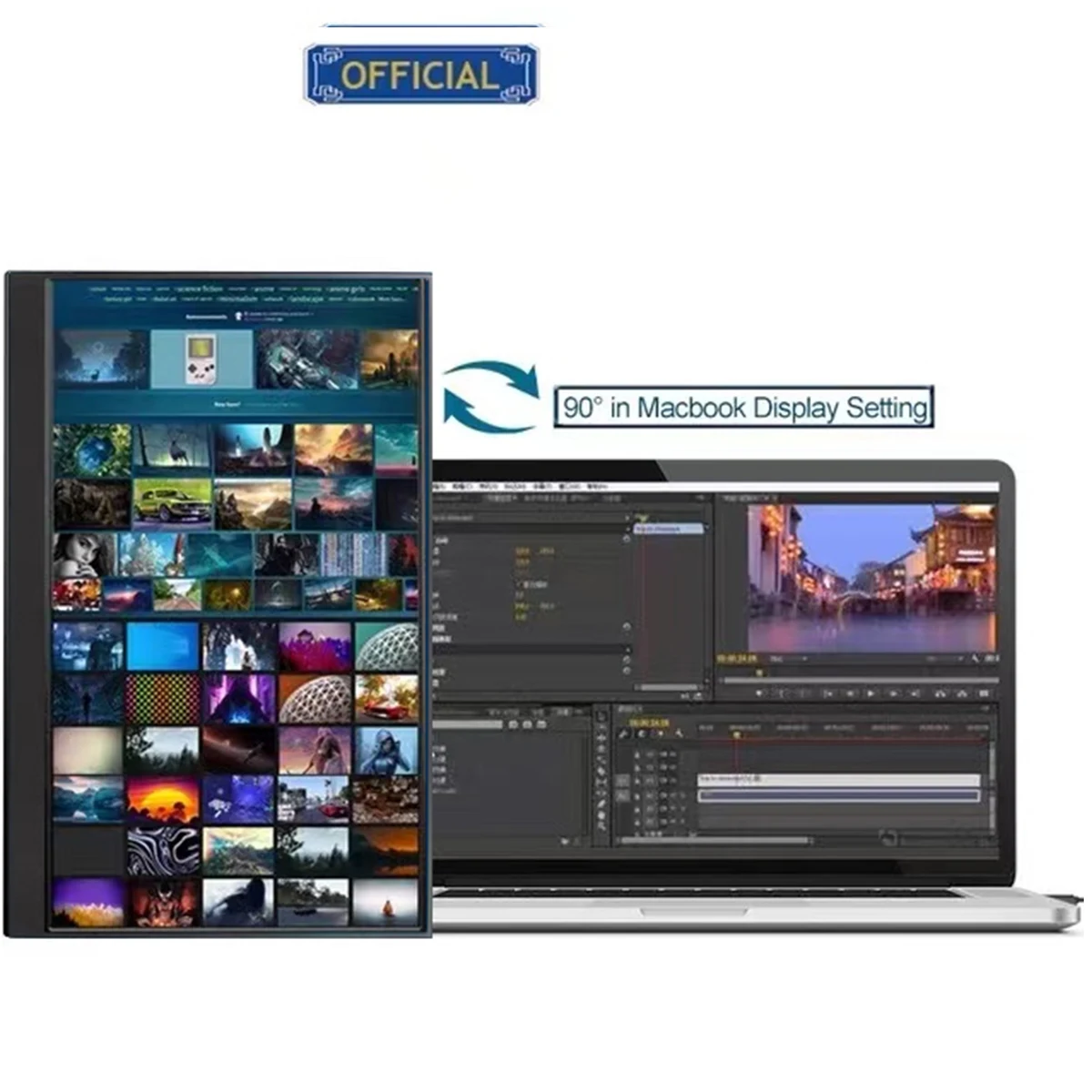 Сенсорный портативный монитор 15 6 дюйма 4K 3840*2160 IPS HDR 500 нит двойной динамик игровой