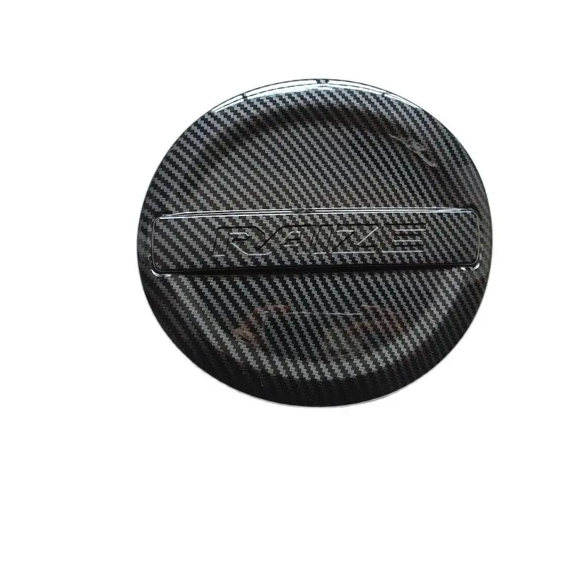 For Toyota Raize Car Accessories 2020 2021 2022 Fuel Oil Gas Tank Cap Cover Trim Plastic Imitation Carbon Fiber