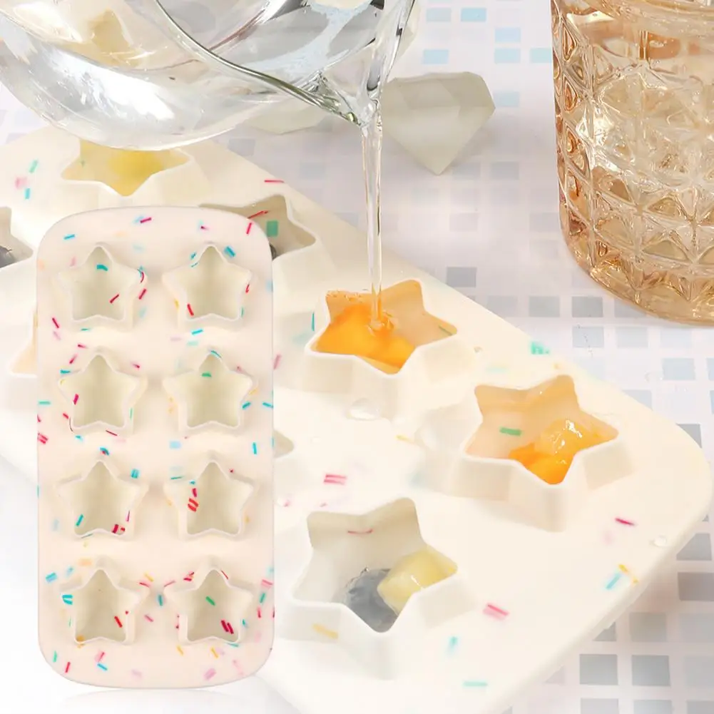 

Форма для выпечки, форма для мусса, термостойкая антипригарная форма с пятиконечными звездами, 3D Строительные кухонные инструменты