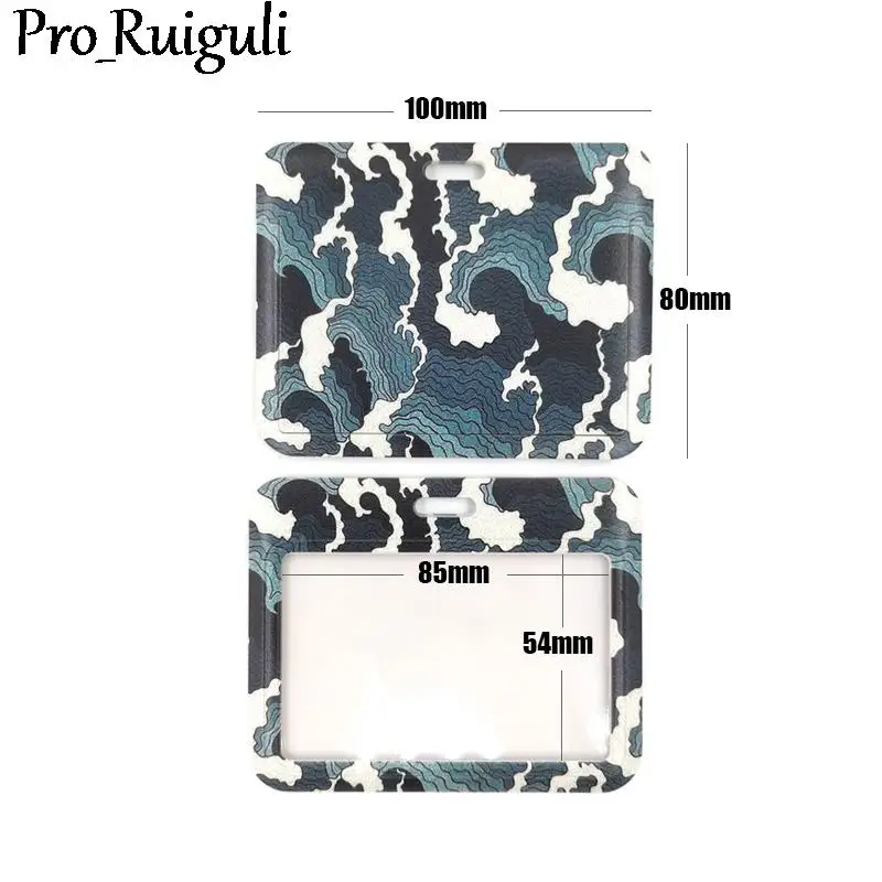 Kanagawa Hokusai волнистый мультяшный милый кредитный ремень для мужчин и женщин