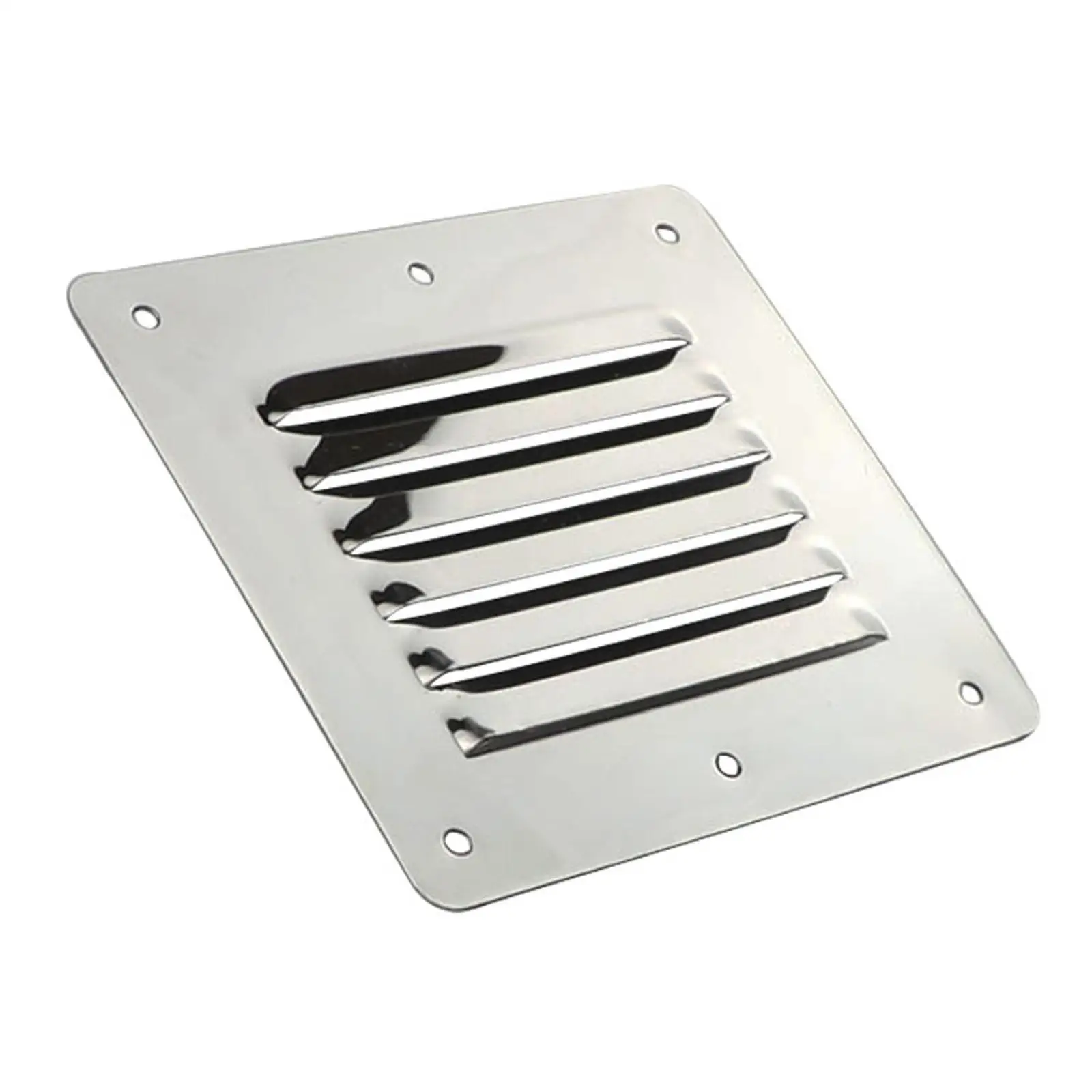 

Louvered Vent, Rectangular 5x4.5 inch Stamped Air Grill Cover Fits for Marine Yacht