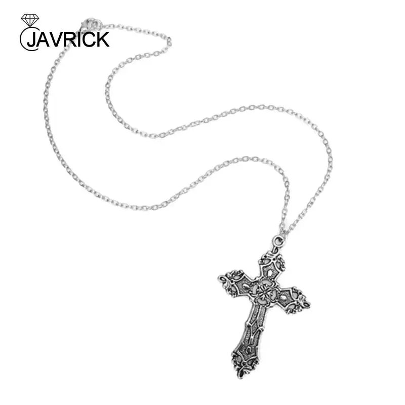 Винтажное богемное ожерелье с крестом Христа готическое для женщин и мужчин