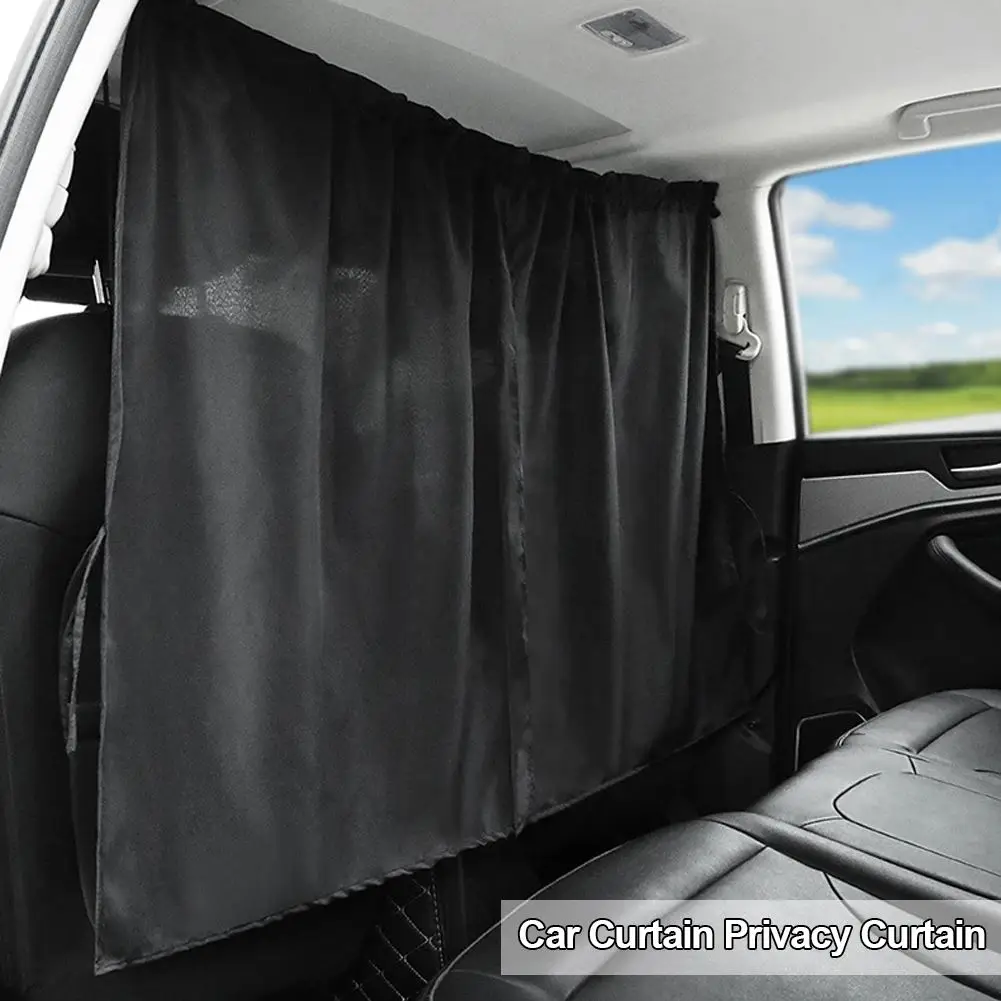 

Car Isolation Curtain Sealed Taxi Cab Partition Protection And Commercial Vehicle Air-Conditioning Sunshade And Privacy Curtain