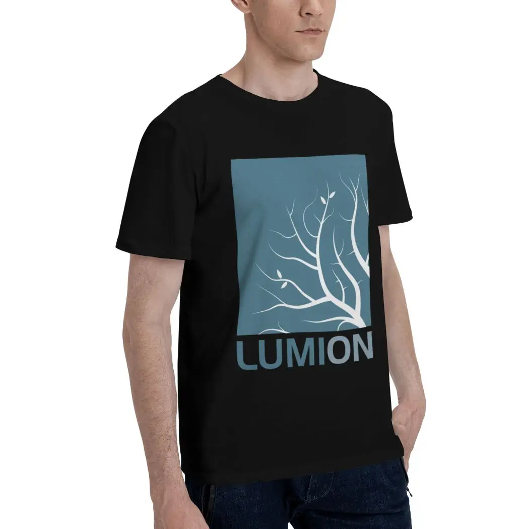 Новые мужские футболки с логотипом Lumion повседневная хипстерская футболка