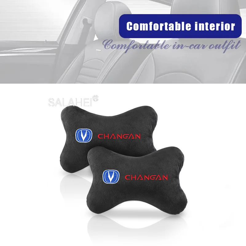 

2PCS Car Seat Head Neck Rest Cushion Headrest Pillow Pad For Changan CS55 CS75 CS35 plus CS95 CX70 CS15 Interior Accessories