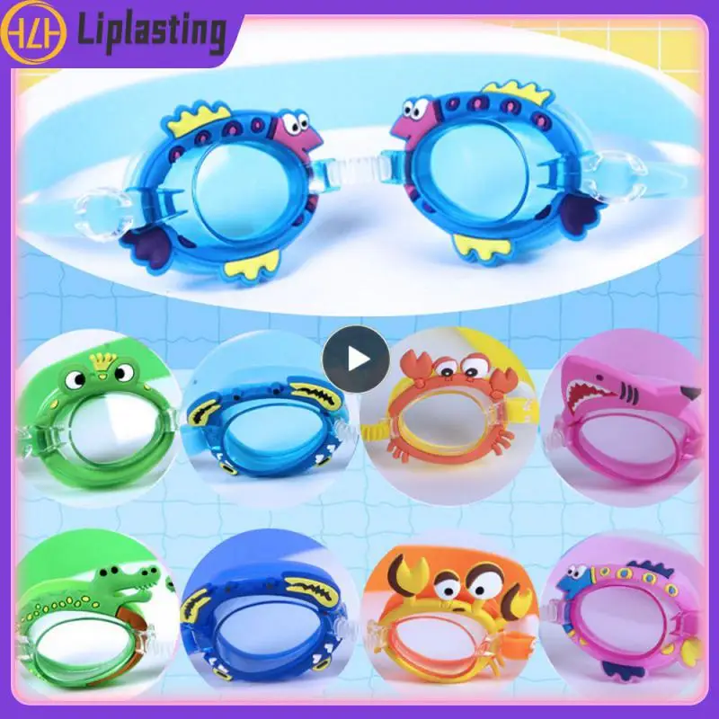 

Waterproof Swimming Goggles Mirror Ring Environmental Protection High Elastic Silicone Cartoon Goggles Anti-ultraviolet Anti-fog