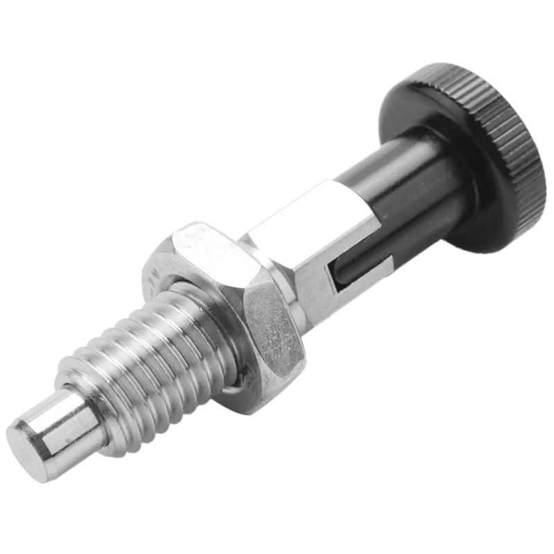 

Promotion! 4X M10 Stainless Steel Self Locking Index Plunger Pin With Self Locking Function For Dividing Head For Position Locat