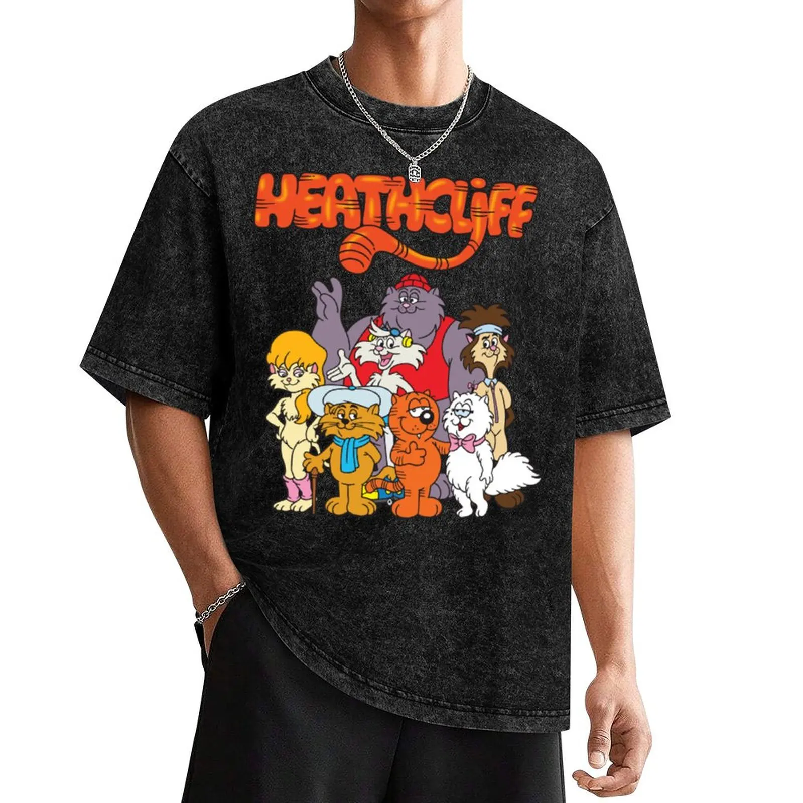 Футболка Heathcliff футболки с рисунком рэпера мужские футболка кавайная одежда