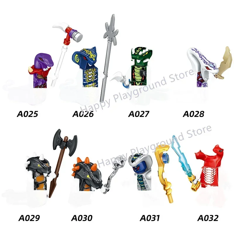 A001 A032 Аниме Мультфильм ТВ Кирпичи Куклы Ниндзя Игрушка Skylor Jay Zane Lloyd Garmadon Kai Nya Строительные блоки Сборка игрушек Подарки (art.: 3920cd4cc0932) - 3920cd4cc0932