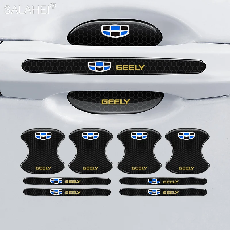 

Car Anti-collision Sticker Door Handle Bowl Protective Strip Decal For Geely Emgrand 7 X7 EC7 Coolray Atlas Boyue CK2 GC6 GT GC9