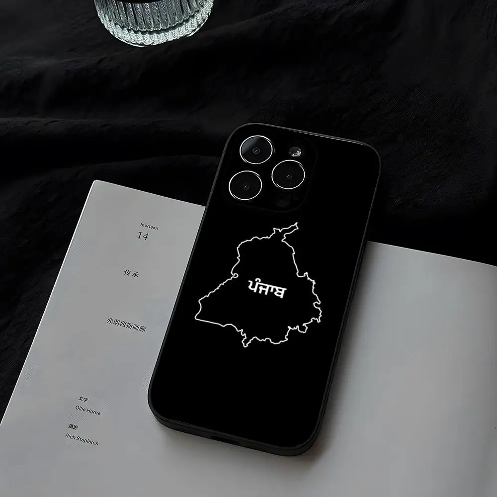 Чехол для iPhone из силикона Maisto Punjab Map