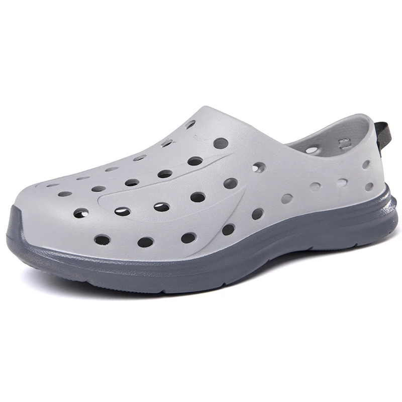 

Сандалии для мужчин, легкие кроссовки без шнуровки, пляжная обувь, клоги, лето