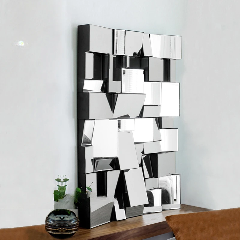 

Stereoscopic hanging mirror, decorative mirror, porch mirror, bathroom mirror, dressing mirror, makeup mirror
