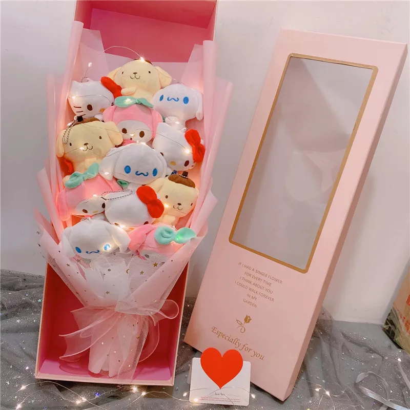 Аниме Sanrio Hello Kitty Kuromi мой мелодия Коричный Свадебный фотобукет подарок на день