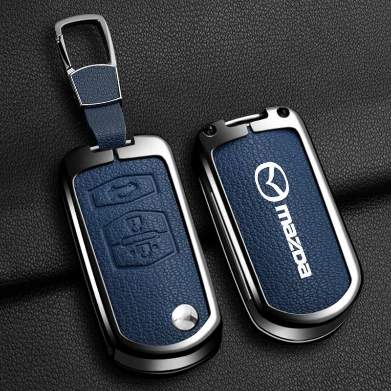 Чехол для автомобильного ключа Mazda 2, 3, 5, 6, CX7, CX9, RX8, MX5, MPV, Demio, 23 кнопки, держатель для пульта, защитный чехол-футляр, аксессуары (art.: 3920dbb9efbcb) - 3920dbb9efbcb